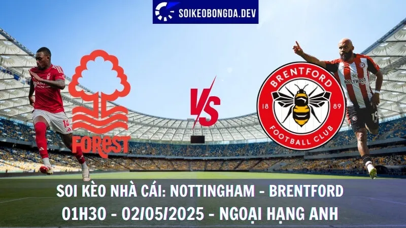 Nhận định kèo bóng đá Nottingham Forest vs Brentford - 02/05/2025 - Ngoại hạng Anh 1 Nhận định kèo bóng đá Nottingham Forest vs Brentford - 02/05/2025 - Ngoại hạng Anh